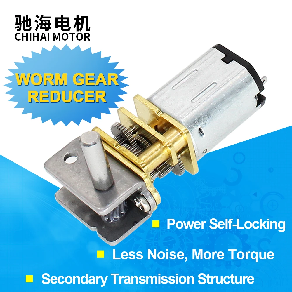 Редукторный электродвигатель постоянного тока постоянный ток 3 в 6 12 В 20