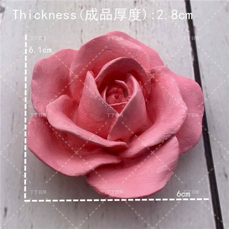 

3D Flower Rose Silicone Fondant Cake Mold Soap Jelly Mousse Chocolate Decoration Baking Tool Moulds Reusable material