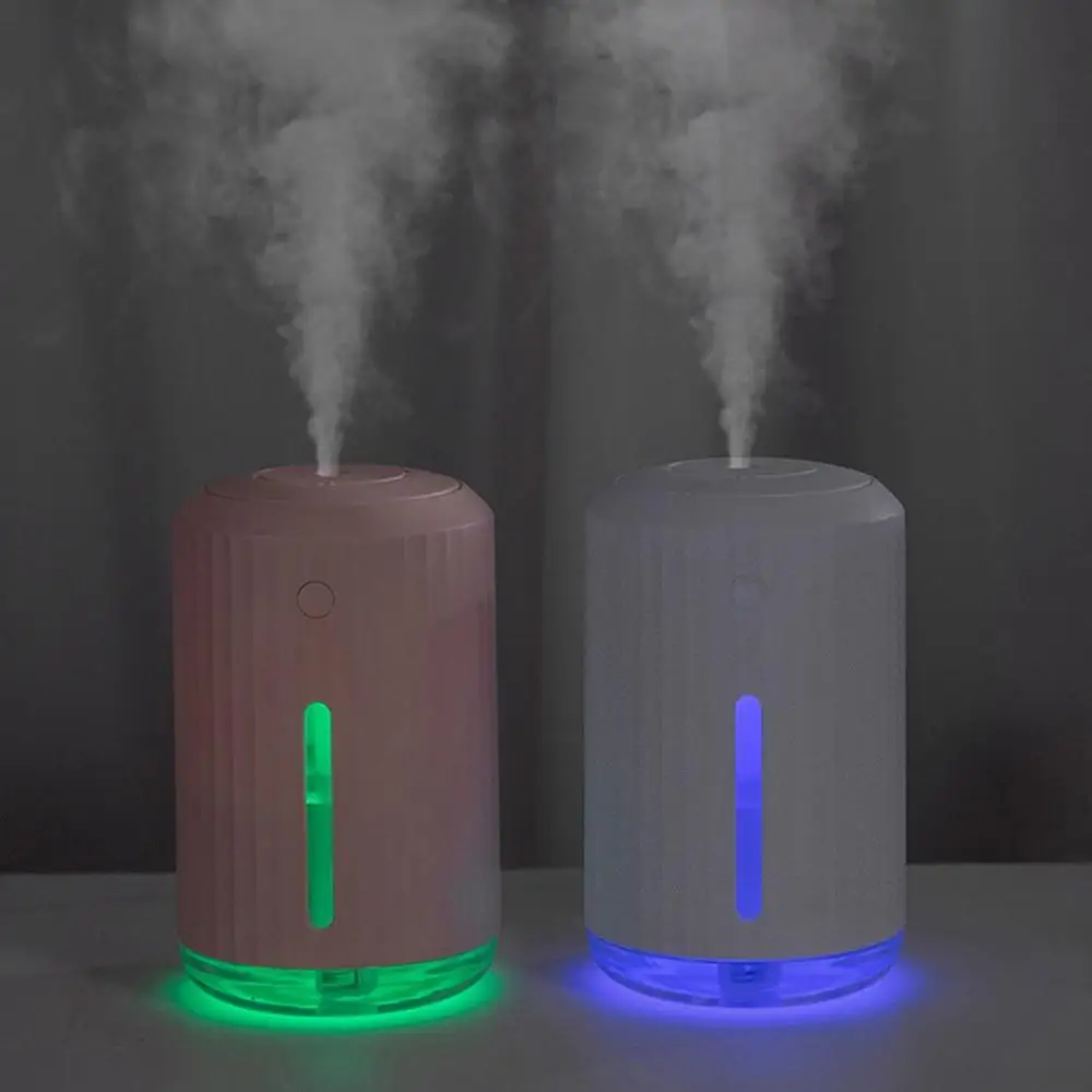 

Cylindrical Air Humidifier Aroma Essential Oil Diffuser Ultrasonic Mist LED Night Light Aroma Humidifier