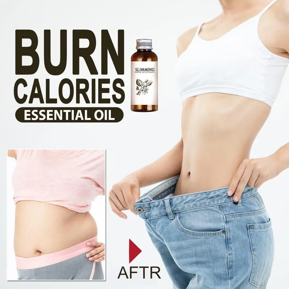 

30ml Body Slim Essence Lightweight Easy to Use Plant Extracts Herbal Slimming Massage Oil for Abdomen Body Slim Essence