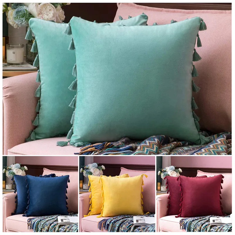 Чехол для подушки в простом стиле 45 х45 см | Дом и сад