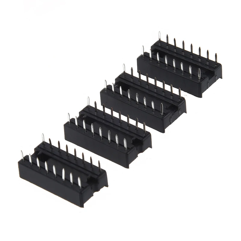 Top 30 Pcs 16 Pin 2.54mm DIP IC Socket Solder Type Adaptors | Электроника