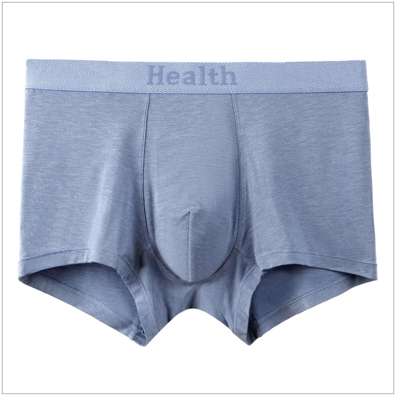 Боксеры 3 шт шелковые боксеры для тела Мужское нижнее белье здоровья Лифт мягкий