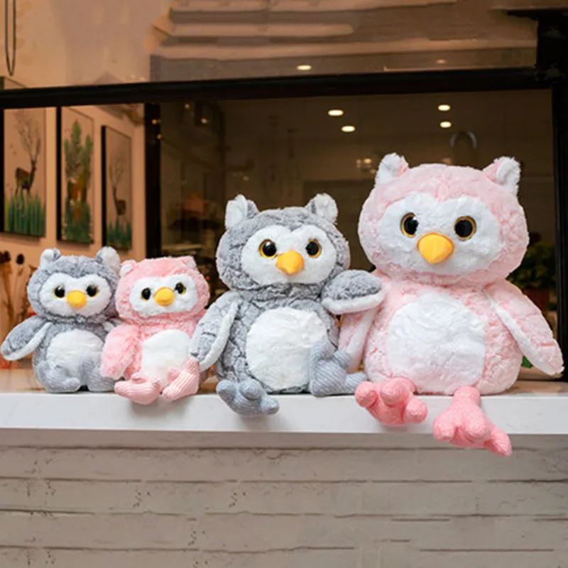 С милой совой мягкая плюшевая игрушка кукла-птичка бойфренд подушка обувь для