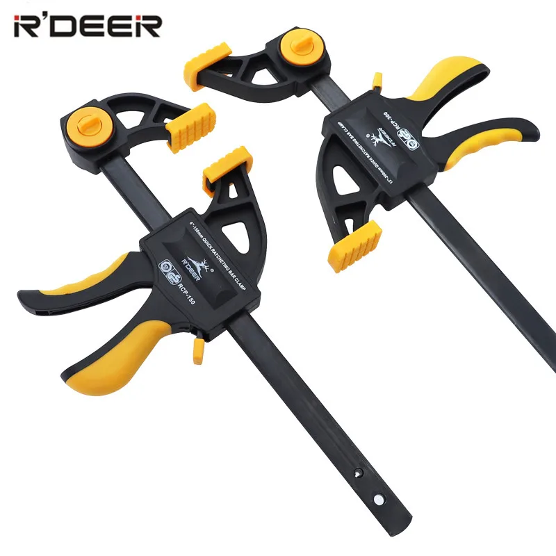 Столярные зажимы 6 &quot/12&quot быстросъемный деревянный зажим пластиковый F