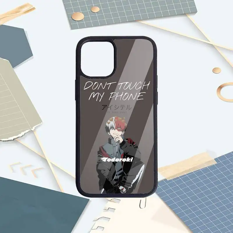

My Hero Academia Todoroki Shoto Phone Case PC For iPhone 11 12 pro XS MAX 8 7 6 6S Plus X 5S SE 2020 XR