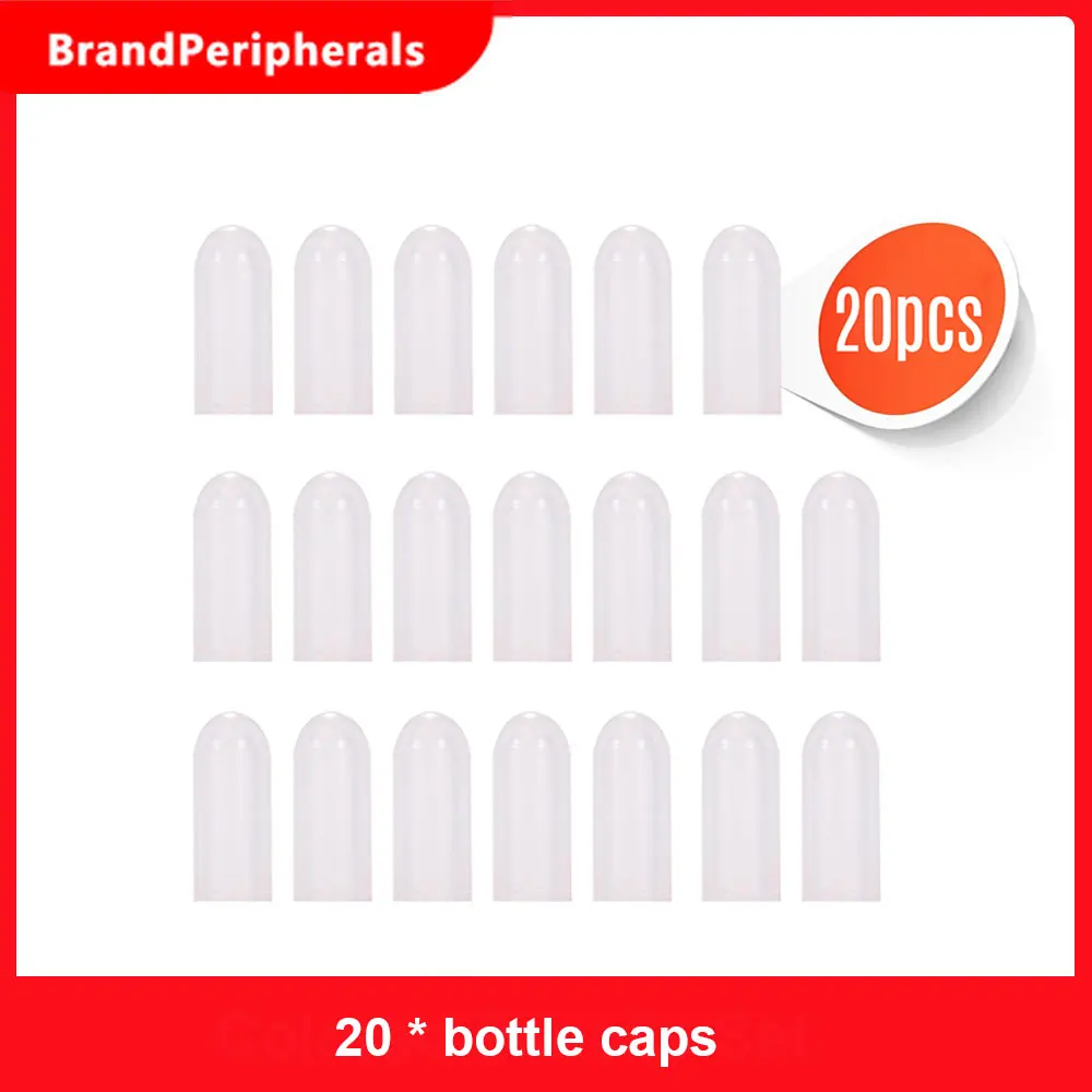 Набор из 20 силиконовых колпачков аэрографа колпачки s для бутылочки краски