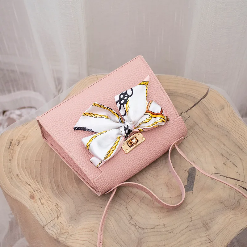 Сумка через плечо 2019 женская сумка из искусственной кожи тоут с бантом новая