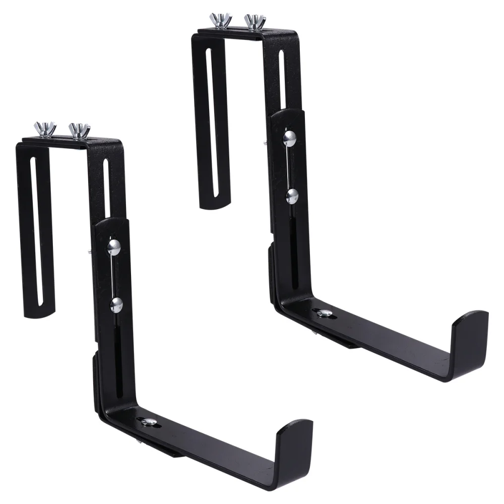 

2Pcs Iron Bracket for Holding Planters Flower Pots Balcony Decor DIY Accessories