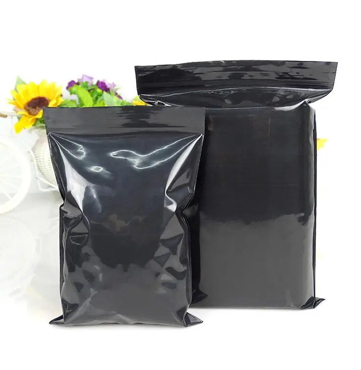 100 шт./лот 5*7 см ziplock мешки обувь на плоской подошве черного цвета Алюминий фольга