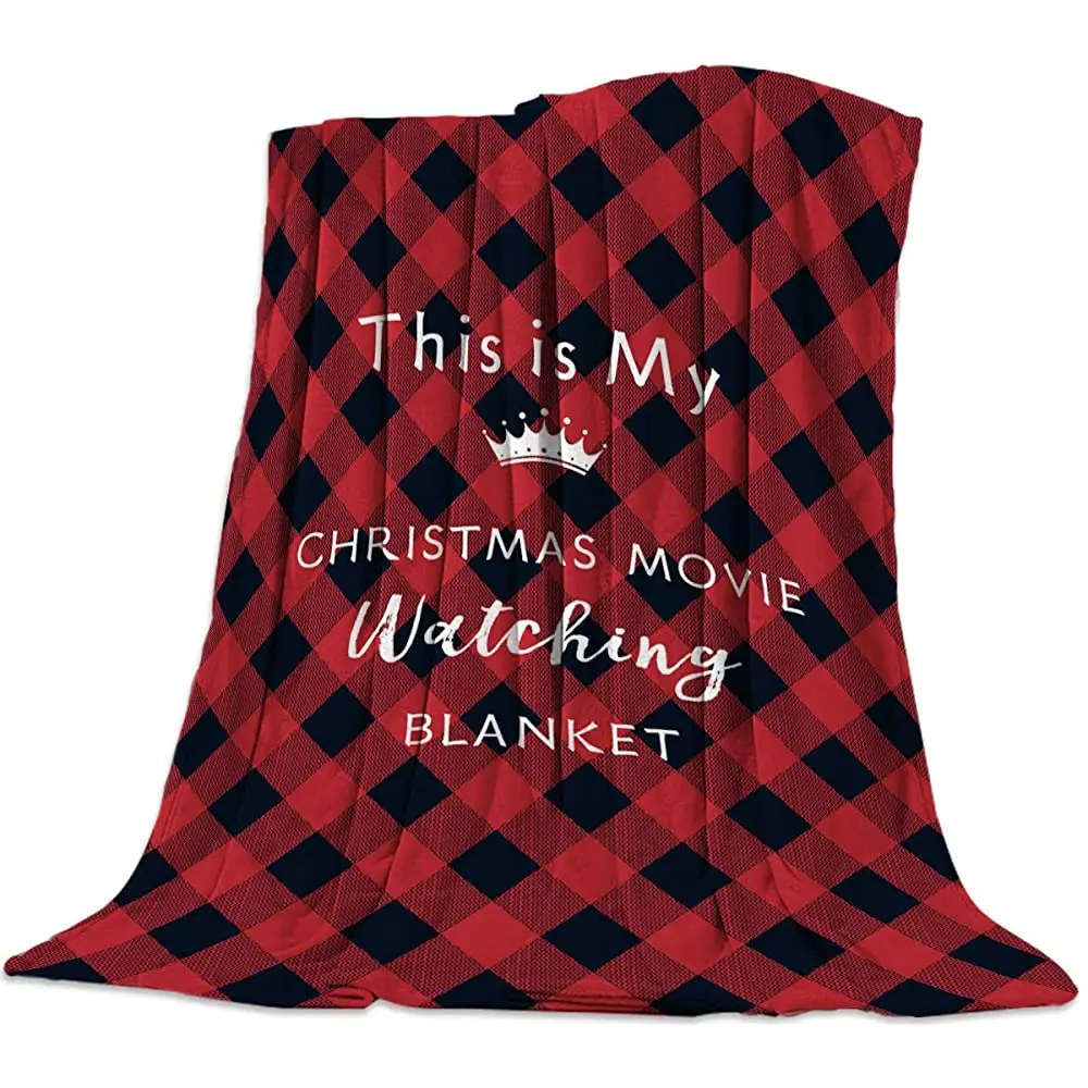 

Morebee Christmas Angel Fleece Throw Blanket Custom Design Soft Lightweight Blanket for Bed Couch Sofa Travelling Camping