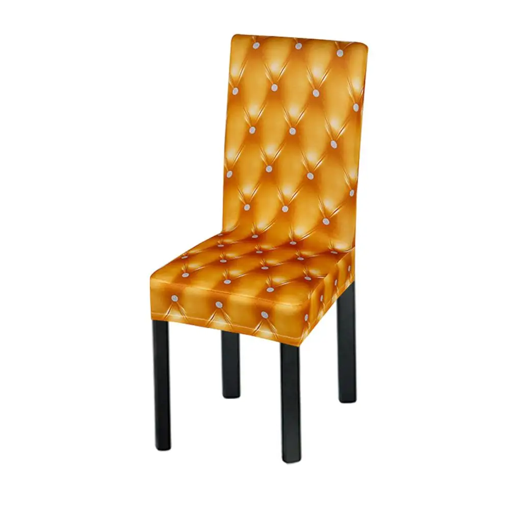 gold yellow Meijuner, новинка, эластичный Чехол для стула из спандекса и волокна, для свадьбы, банкета, отеля, противообрастающее волокно, стандартное, офисное, Европейское, синее, MJ029 - Цвет: gold yellow