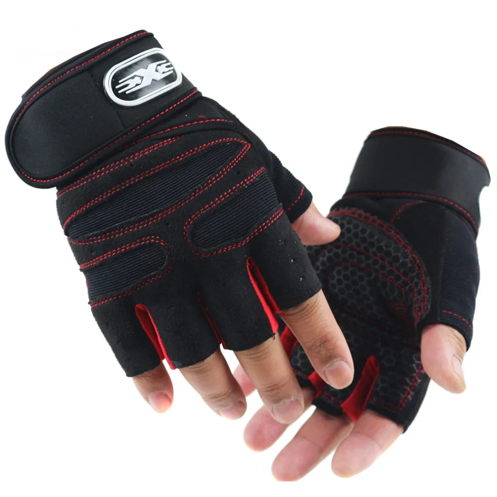 Спортивные перчатки для тренировок по бодибилдингу женщин и мужчин тяжелой