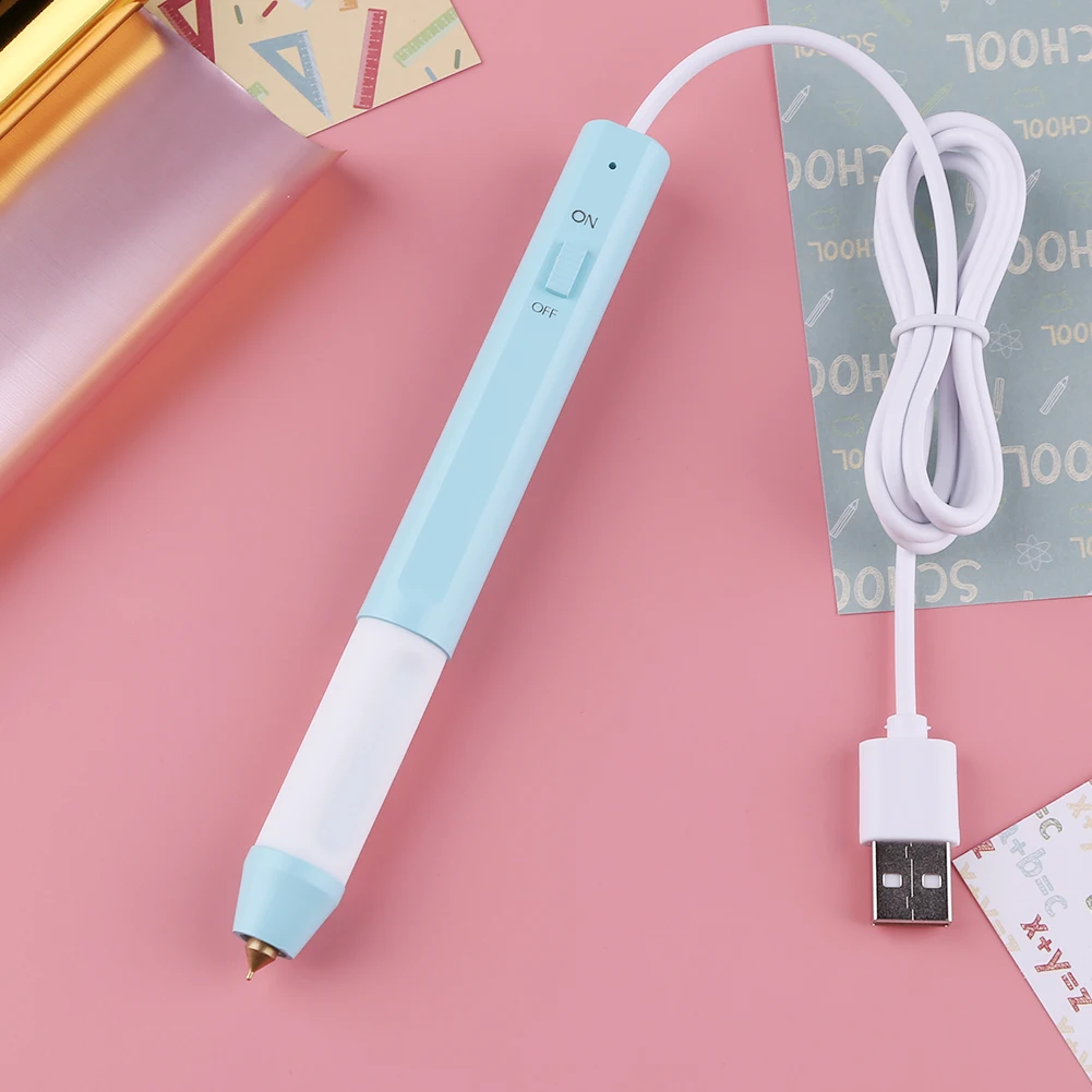 Профессиональная тонкая ручка USB Горячая для стемпинга 3M светящиеся Фольга