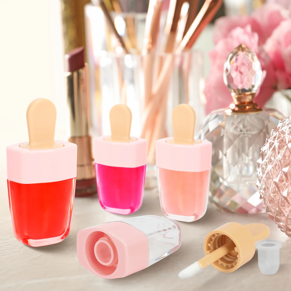 1 шт. милый стеклянный флакон для губ глазурь модный пустой DIY макияжа с