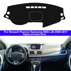 Накидка на приборную панель автомобиля, для Renault Fluence Samsung SM3 L38 2009 - 2017