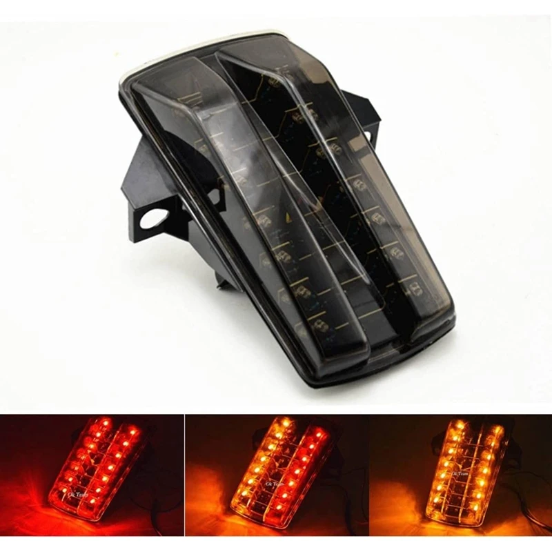 

Motorcycle Tail Light Turn Signal LED Integrated Blinker for Suzuki SV650 2003-2008 SV1000 2003-2007 Smoke