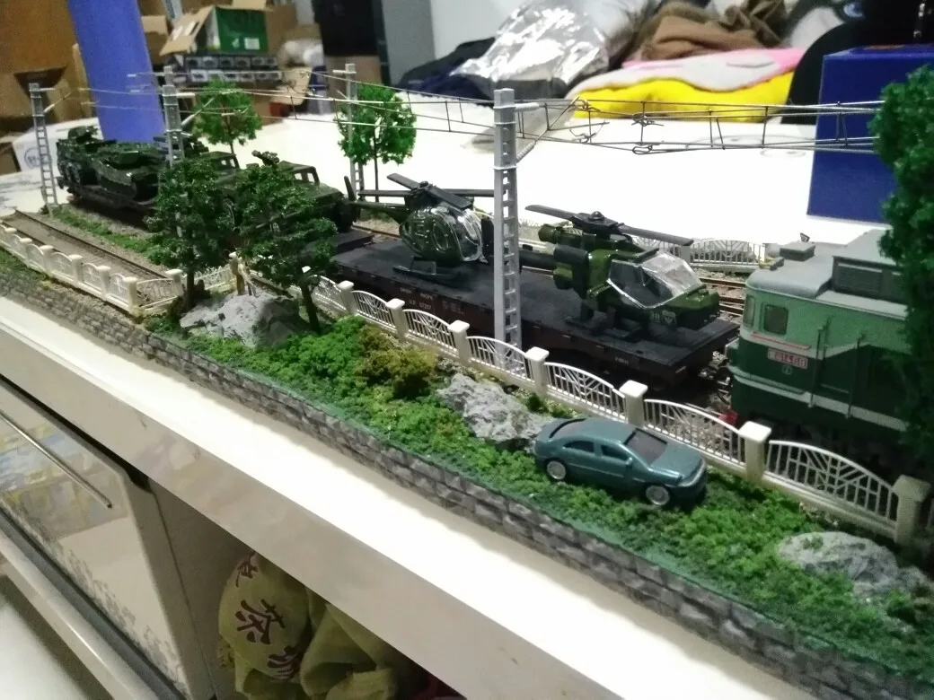 HO1: 87 6 шт масштабная модель грузовика с зеленым цветом