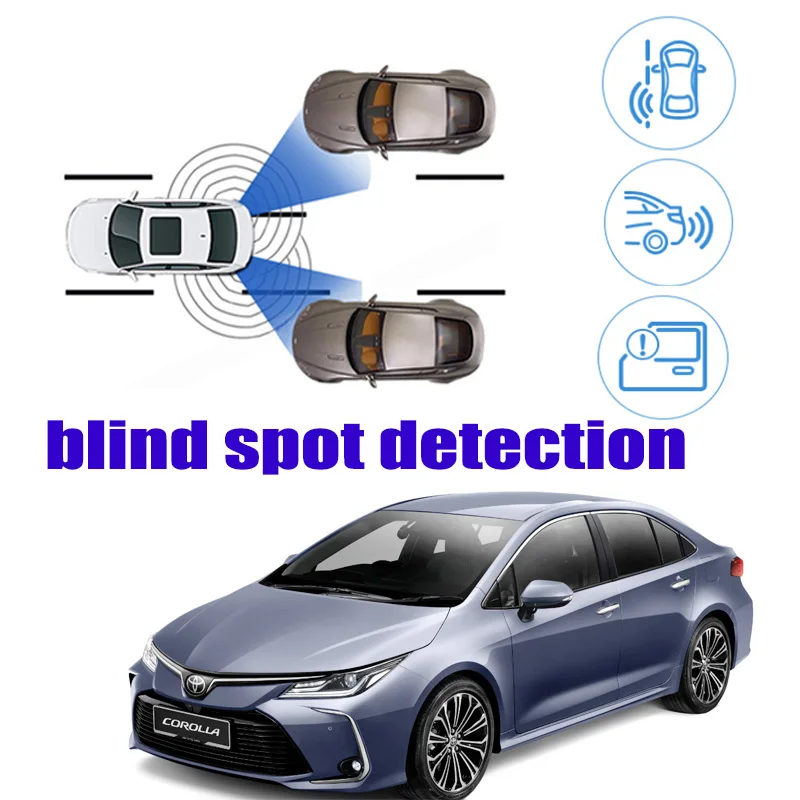 

Car BSD BSA BSM Blind Area Spot Warning Safety Drive Alert Mirror Rear Radar Detection System For TOYOTA Corolla E210 2018~2020