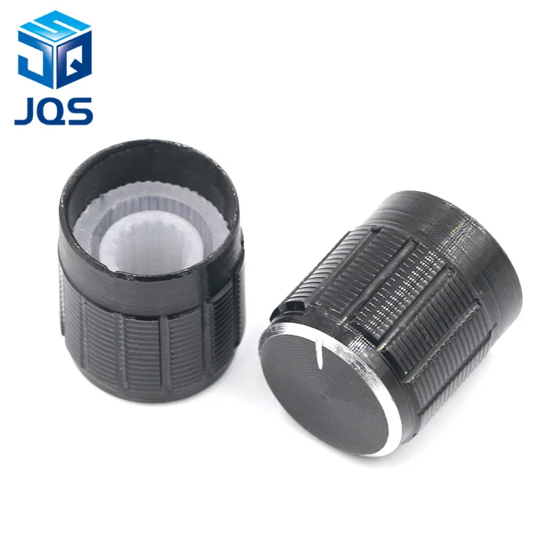 Ручка потенциометра из алюминиевого сплава 5 шт. противоскользящая Одиночная