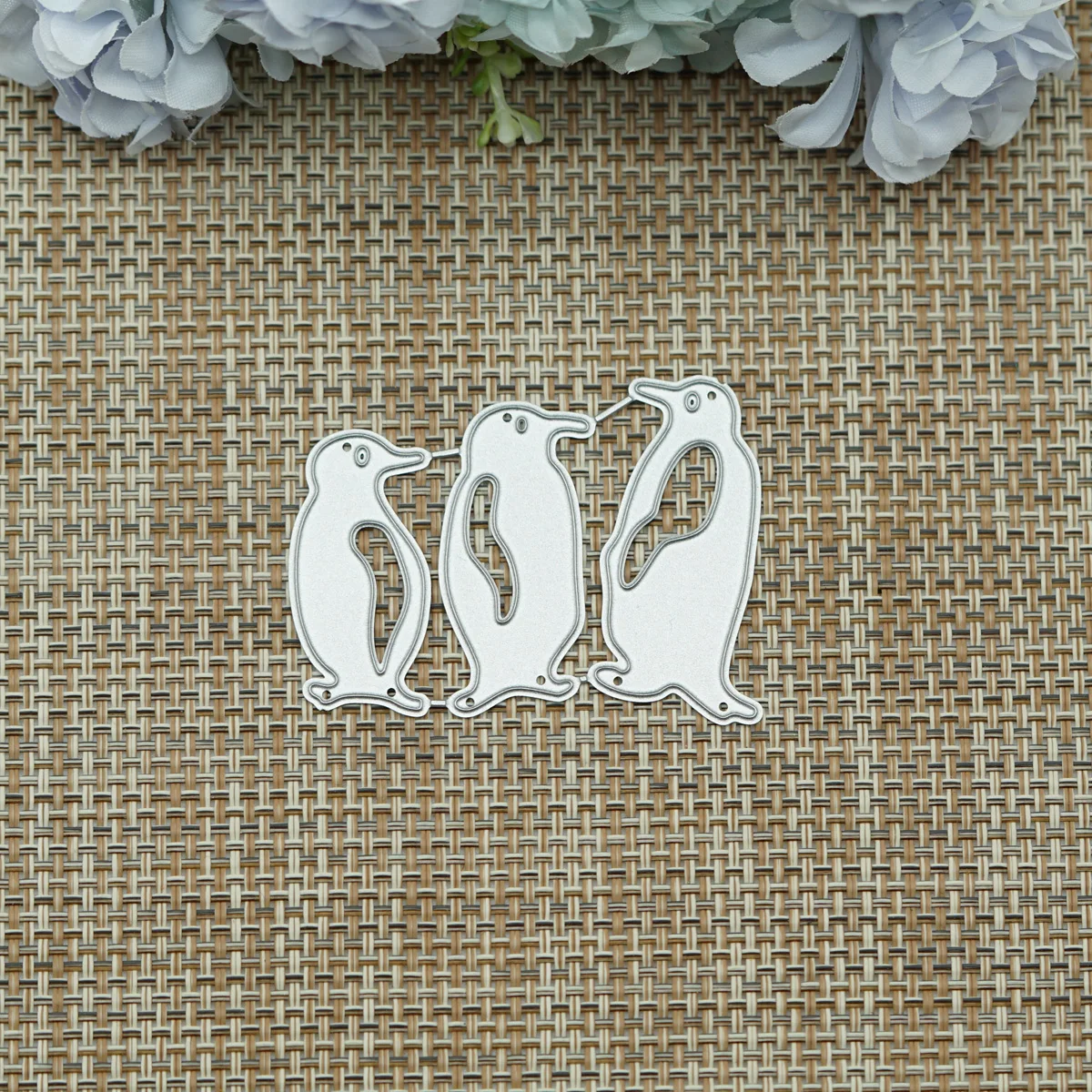 Металлические Вырубные штампы в форме милого пингвина скрапбукинг небольшой