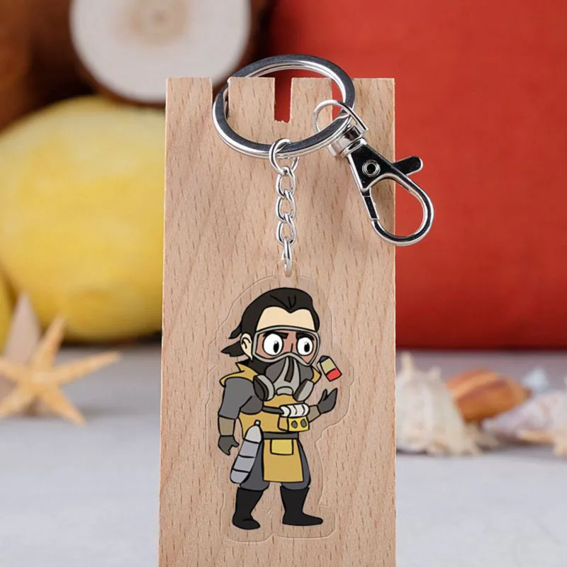 Брелок для ключей Игры Apex Legends акриловый кулон с мультяшным рисунком сувениры