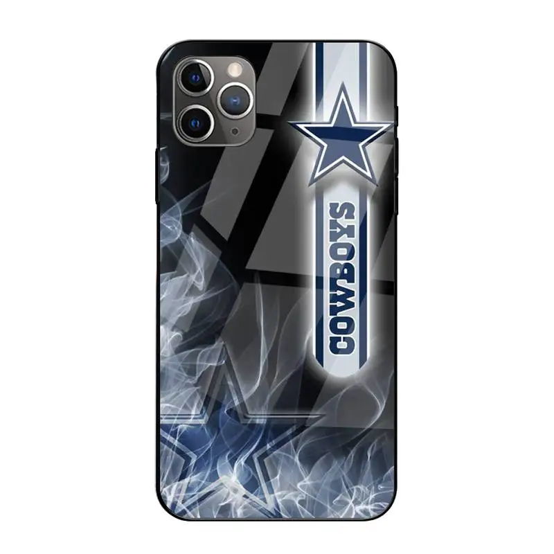 

Dallas Cowboys Phone Case Tempered Glass For Iphone6plus 6S 7 7plus 8 X XS XSmax XR 11 12 Pro Max 12mini