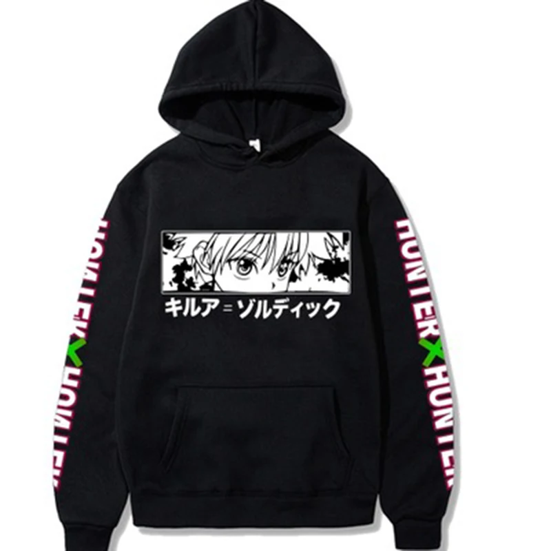

2021 Japanse Anime Cartoon Hunter X Hunter Hoodies Sweatshirts Mannen Vrouwen Unisex Truien Streetwear Mode Casual Kleding