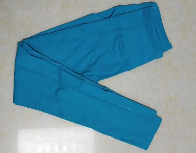 light blue Леггинсы с Monbeeph принтом; брюки с высокой талией; брюки длиной до щиколотки; 7/8 капри; брюки-карандаш; обтягивающие брюки - Цвет: light blue