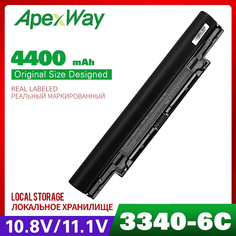 ApexWay 11,1 v 4400mAh лаптоп с Батарея для DELL YFDF9 YFOF9 5MTD8 V131 2 серии для Latitude 3340 серии YFDF9 YFOF9 5MTD8