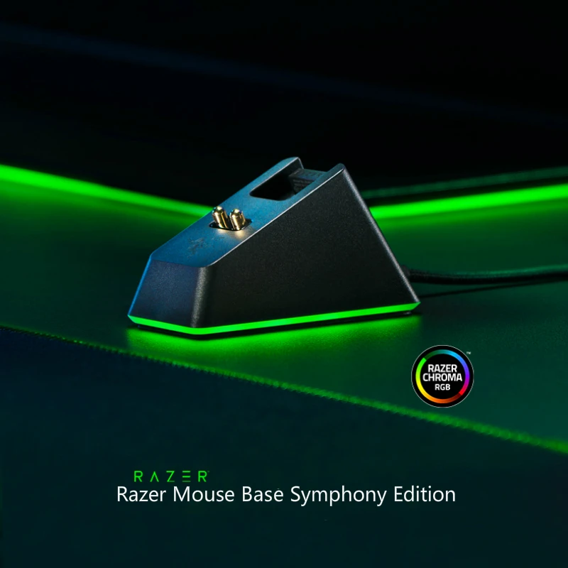 Razer мышь зарядная док-станция Chroma RGB светящийся USB интерфейс для Basilisk Ultimate Viper Naga Pro