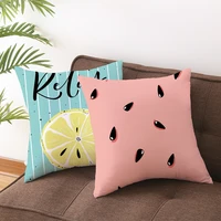 1pc ins cute pillowcase small fresh fruit summer pillow homeware pillowcase car cushion party decoration princess pillow 45x45cm