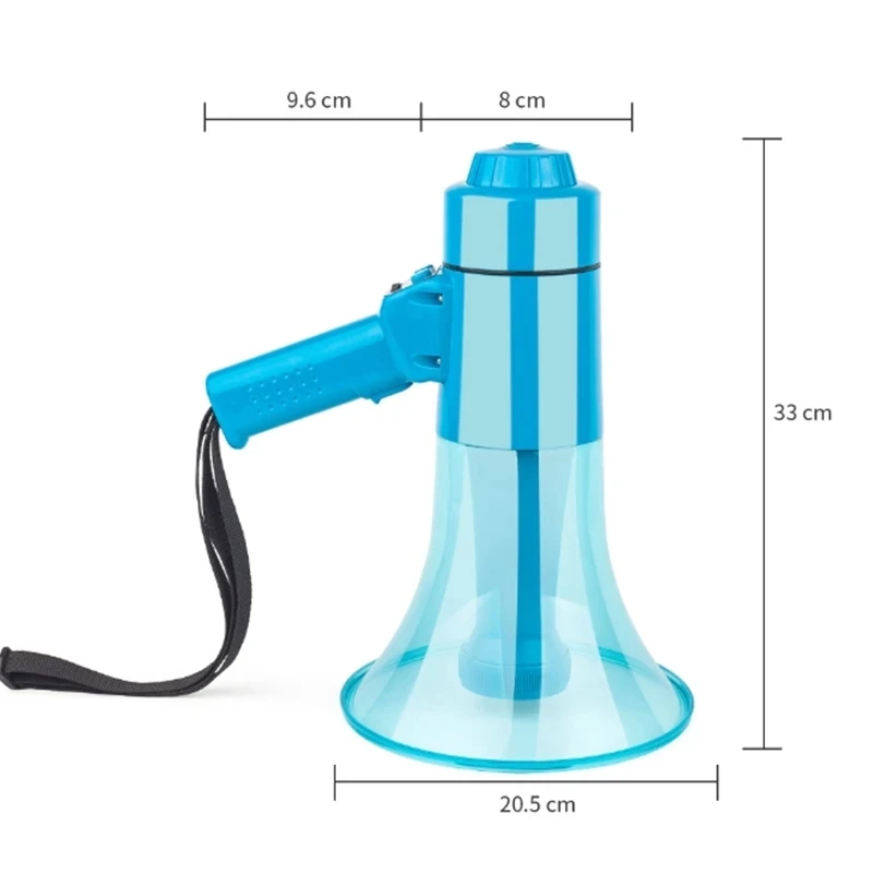 Водонепроницаемый ручной Мегафоны Динамик мегафон голос и сирена режимов