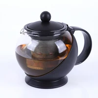 heat resistant glass tea pot stainless steel filter liner bubble teapot high temperature resistant large capacity kettle herbal