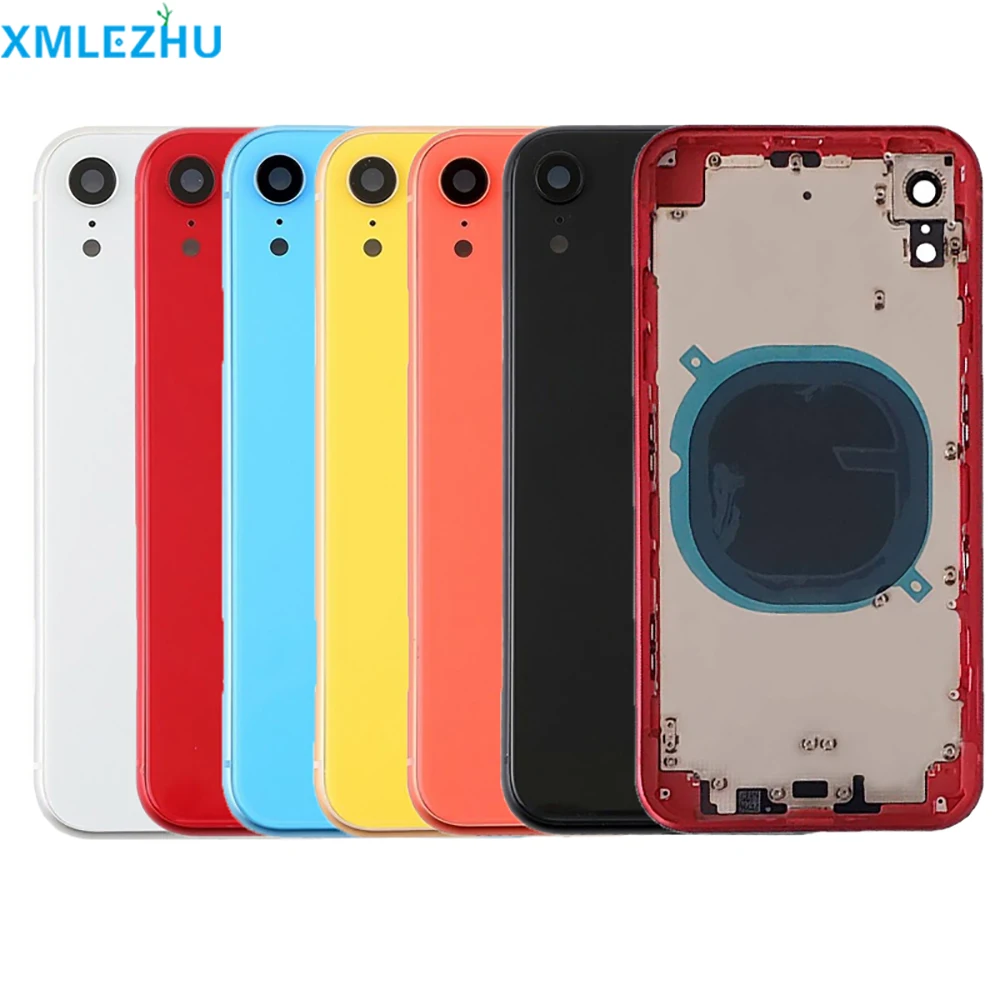 10 шт. задняя крышка корпуса для iPhone x xr средняя рамка Шасси Крышка батарейного