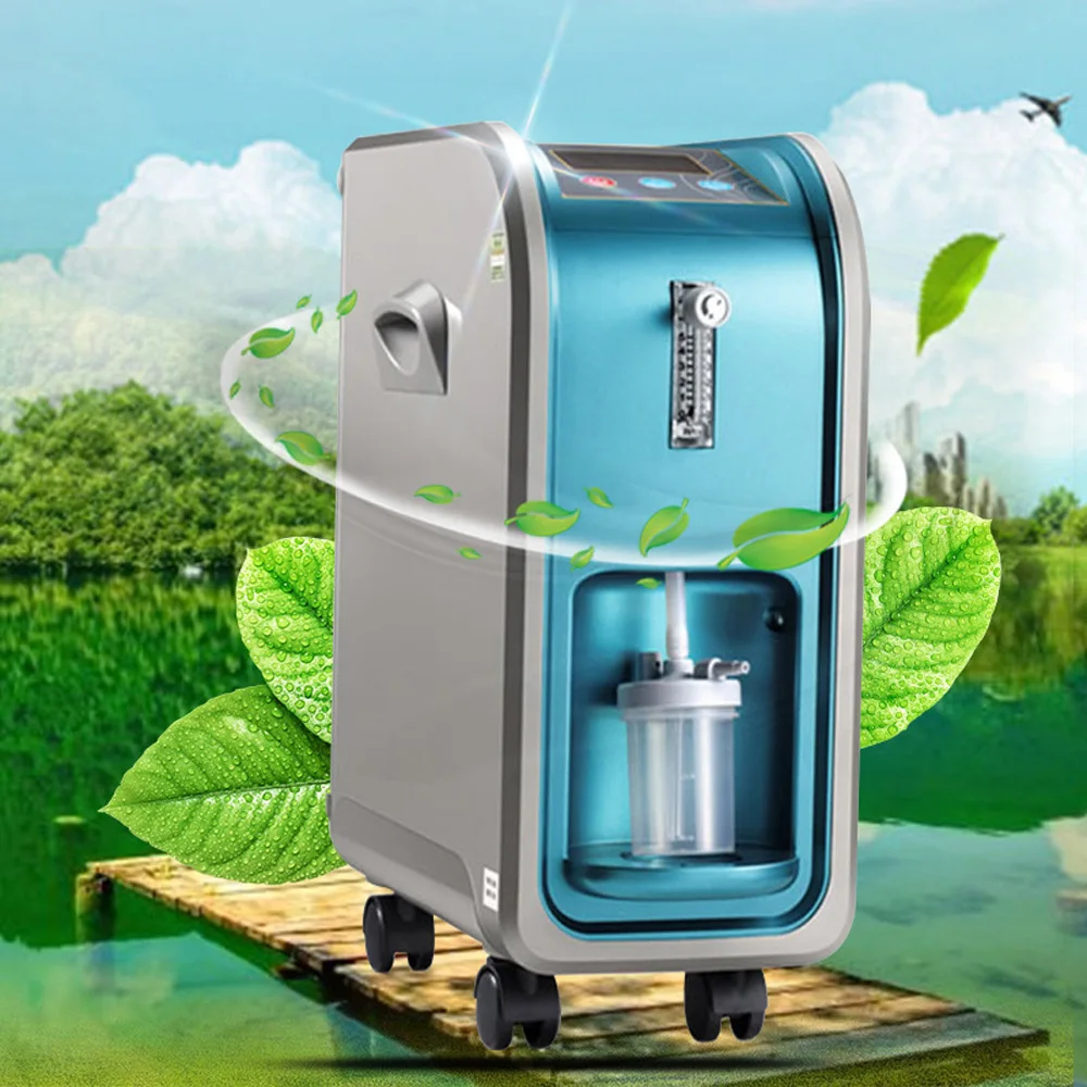 

Oxygene Concentrator Machine Home Care Oxygen Generator Air Purifier 5L Flow Adjustable Oxygene Supplier Atomizer Machine