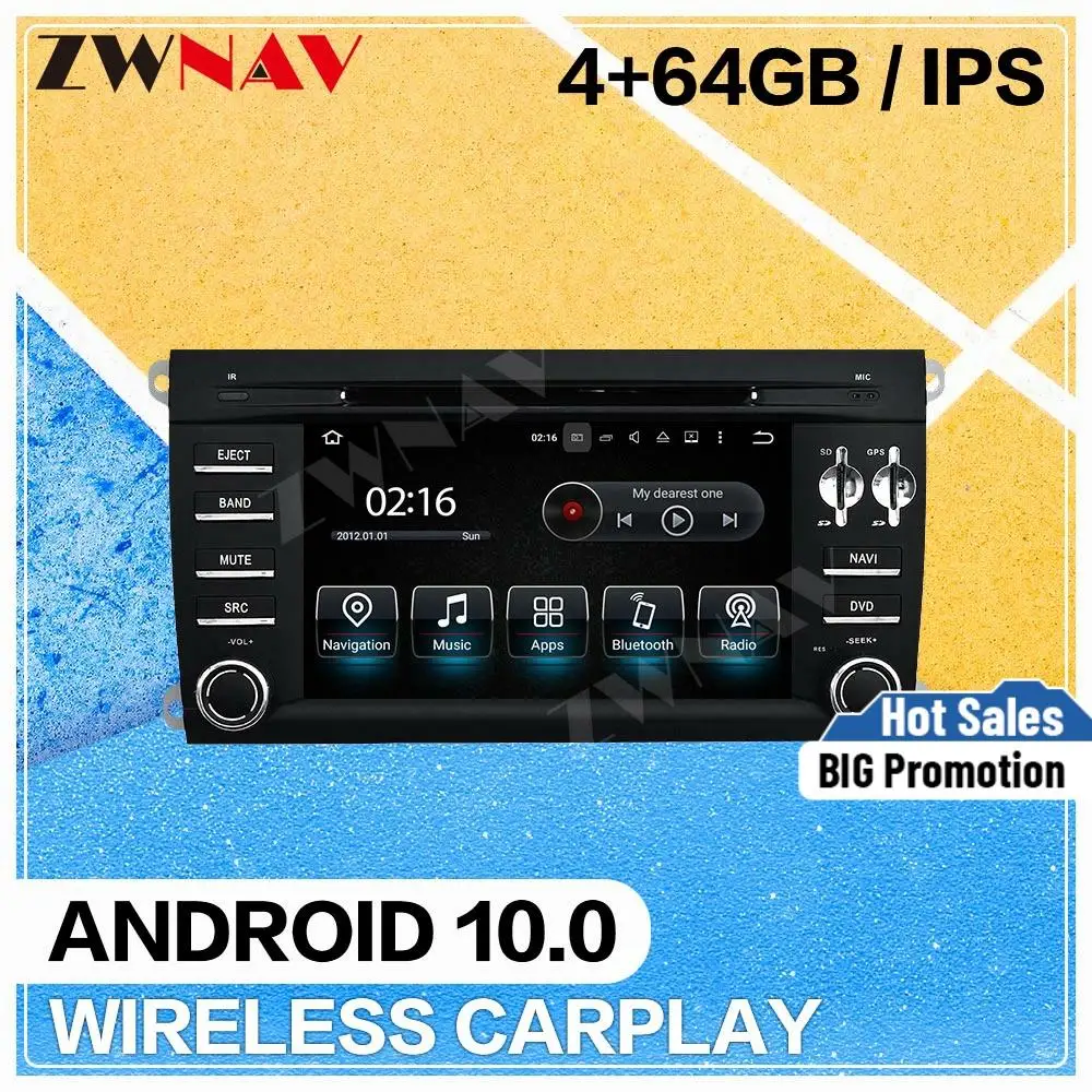 4 + 64 Android 10 0 Автомобильный мультимедийный плеер для Porsche Cayenne 2003 2004 2005 2006 2007 2010 navi