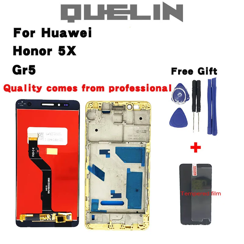 Для huawei Honor 5X ЖК-дисплей + сенсорный экран инструменты FHD 100% новый дигитайзер