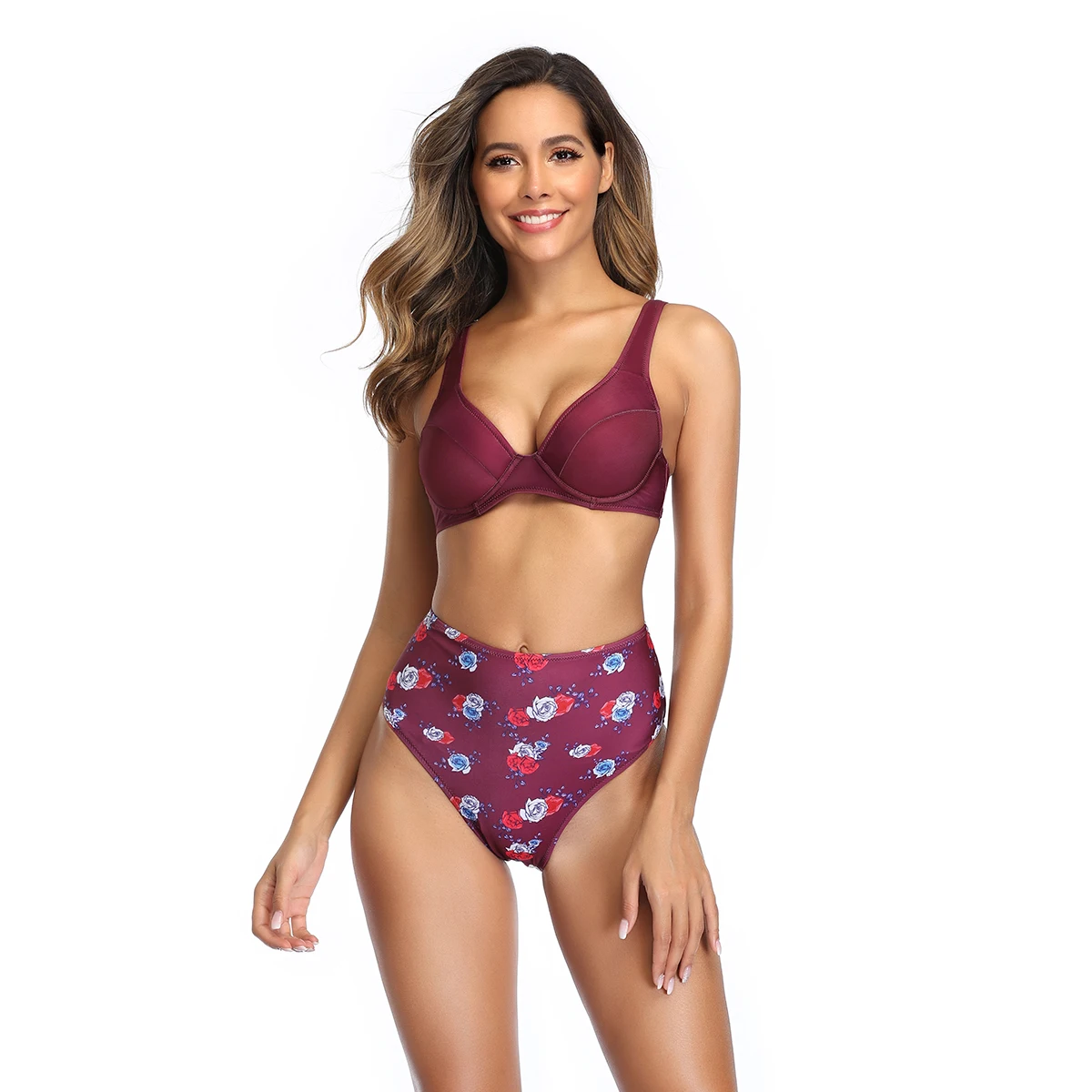 

Женские Купальники 2020, бикини, бикини с эффектом пуш-ап из двух предметов, женское бикини, сексуальный купальник XXL, популярный купальник с в...