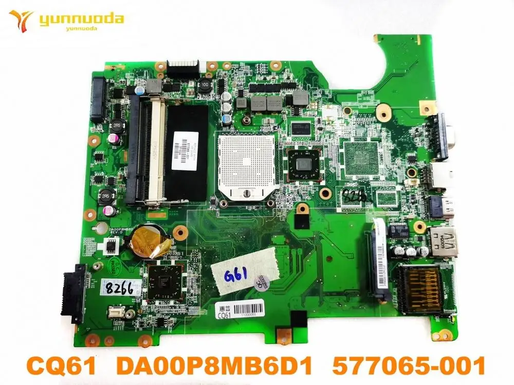 Оригинал для HP CQ61 Материнская плата ноутбука DA00P8MB6D1 577065 001 протестированная