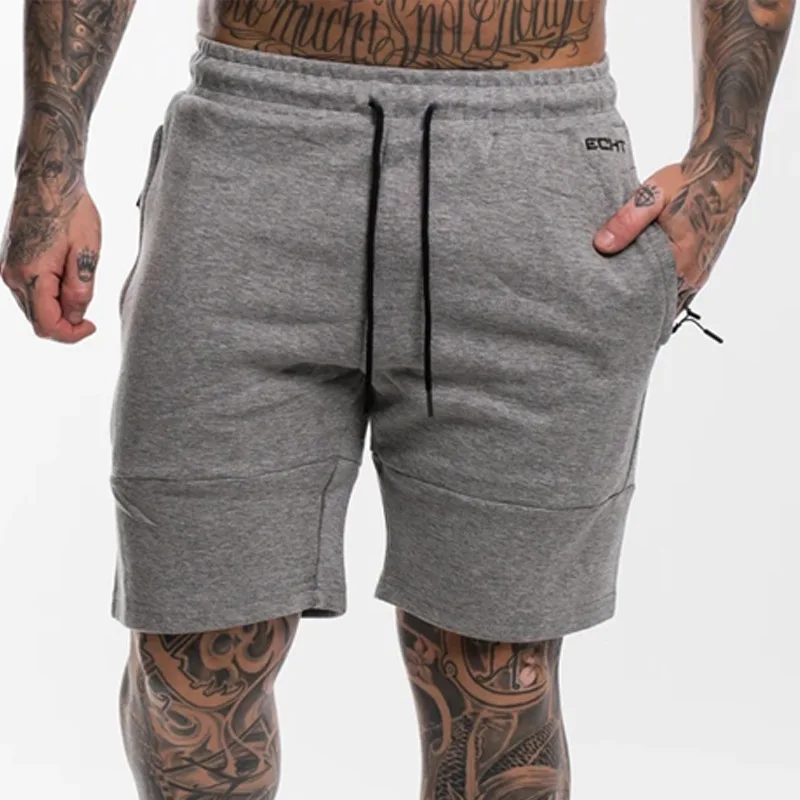 

2020 New Men Sporting Running Shorts men Cotton Bodybuilding Sweatpants Fitness Short pants Jogger Gyms men sport brand Shorts