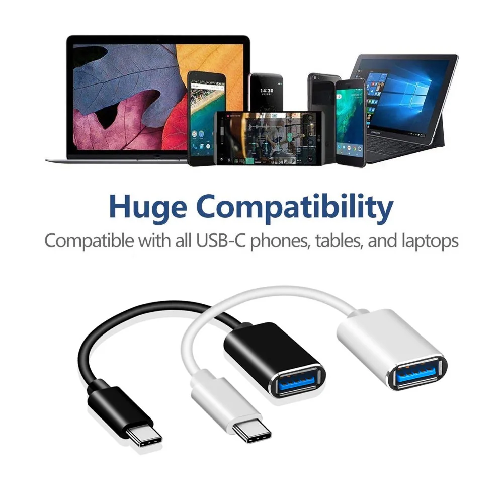 Bundwin USB 3 1 Type C штекер на 2 0 гнездо OTG кабель для передачи данных адаптер MacBook Pro Samsung S9