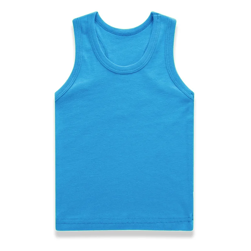 Майка для маленьких мальчиков и девочек хлопковая майка без рукавов нижнее белье