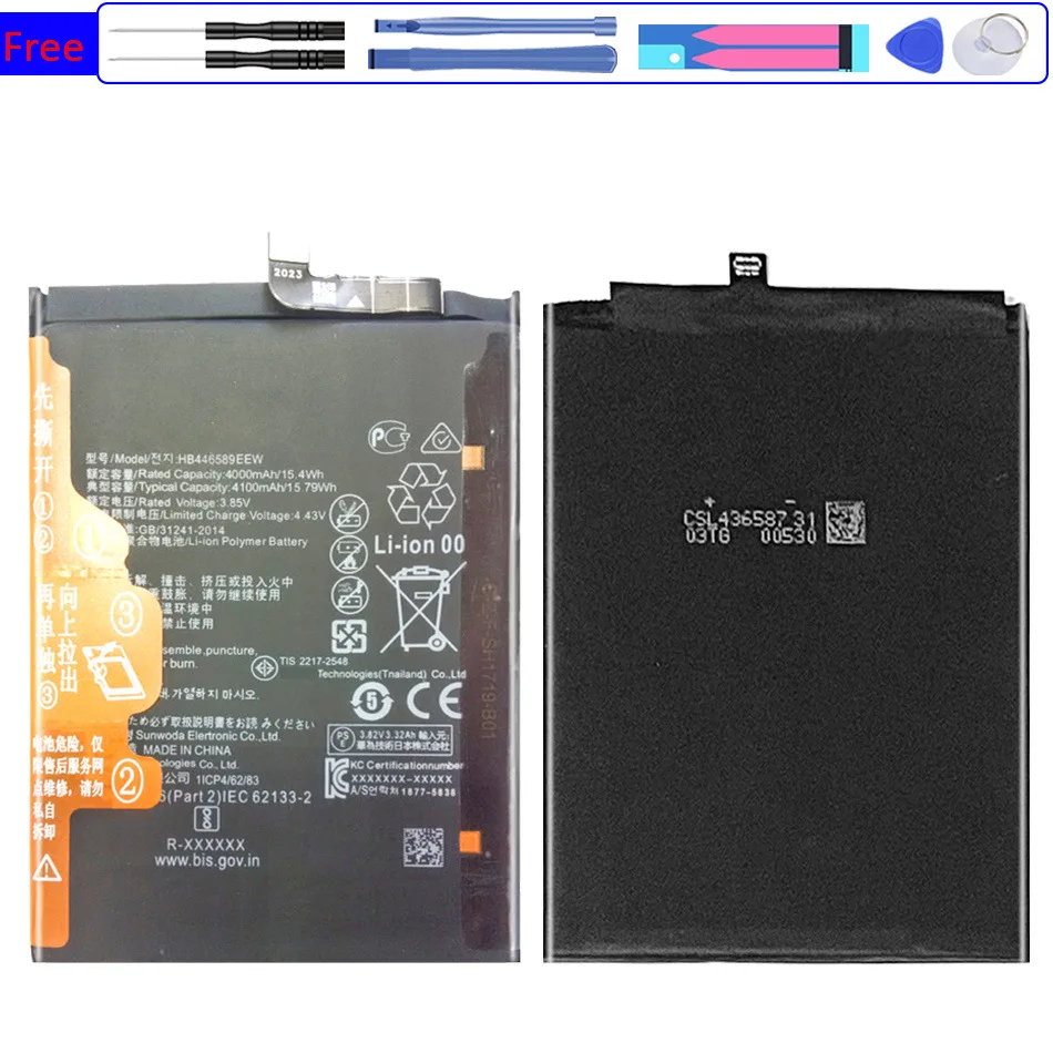 

Mobile Phone Battery HB446589EEW 4100mAh For Huawei Honor V30 Pro V30Pro