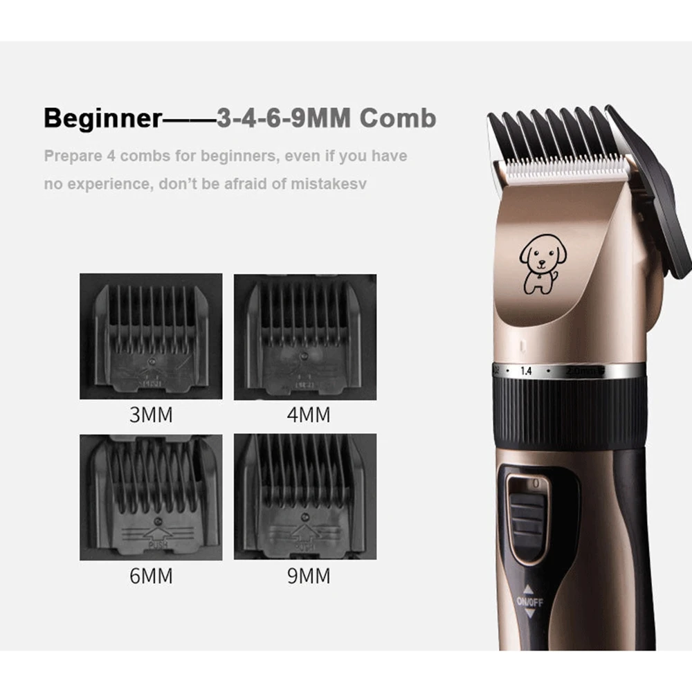 Машинка для стрижки домашних собак триммер волос с низким уровнем шума