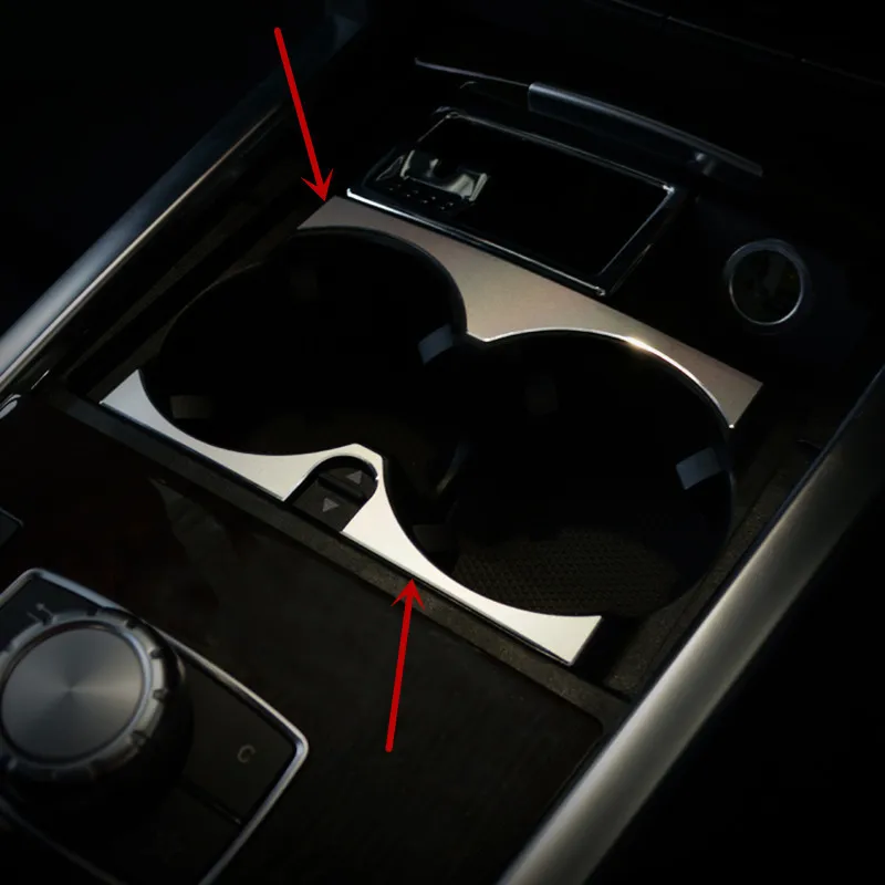 Центральная консоль держатель стакана для воды рамка декоративная крышка