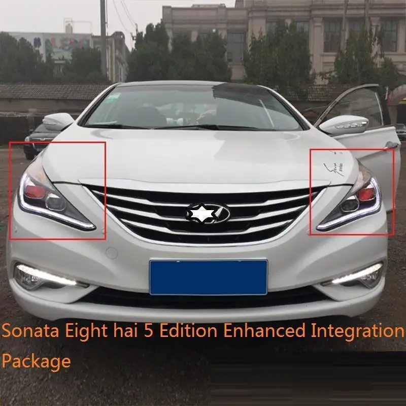 Luces Para Автомобильные дневные ходовые части Automovil светодиодные Drl фары задние 11 12 13