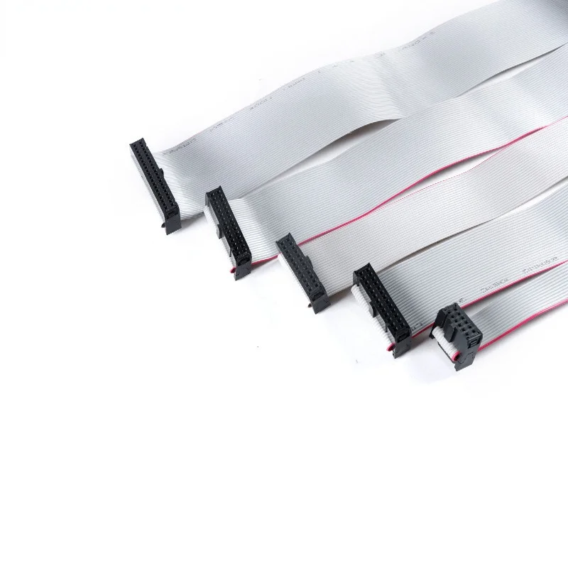 Кабель для скачивания AVR плоский серый 2 шт. 54 мм кабель IDC коннектор | Электронные