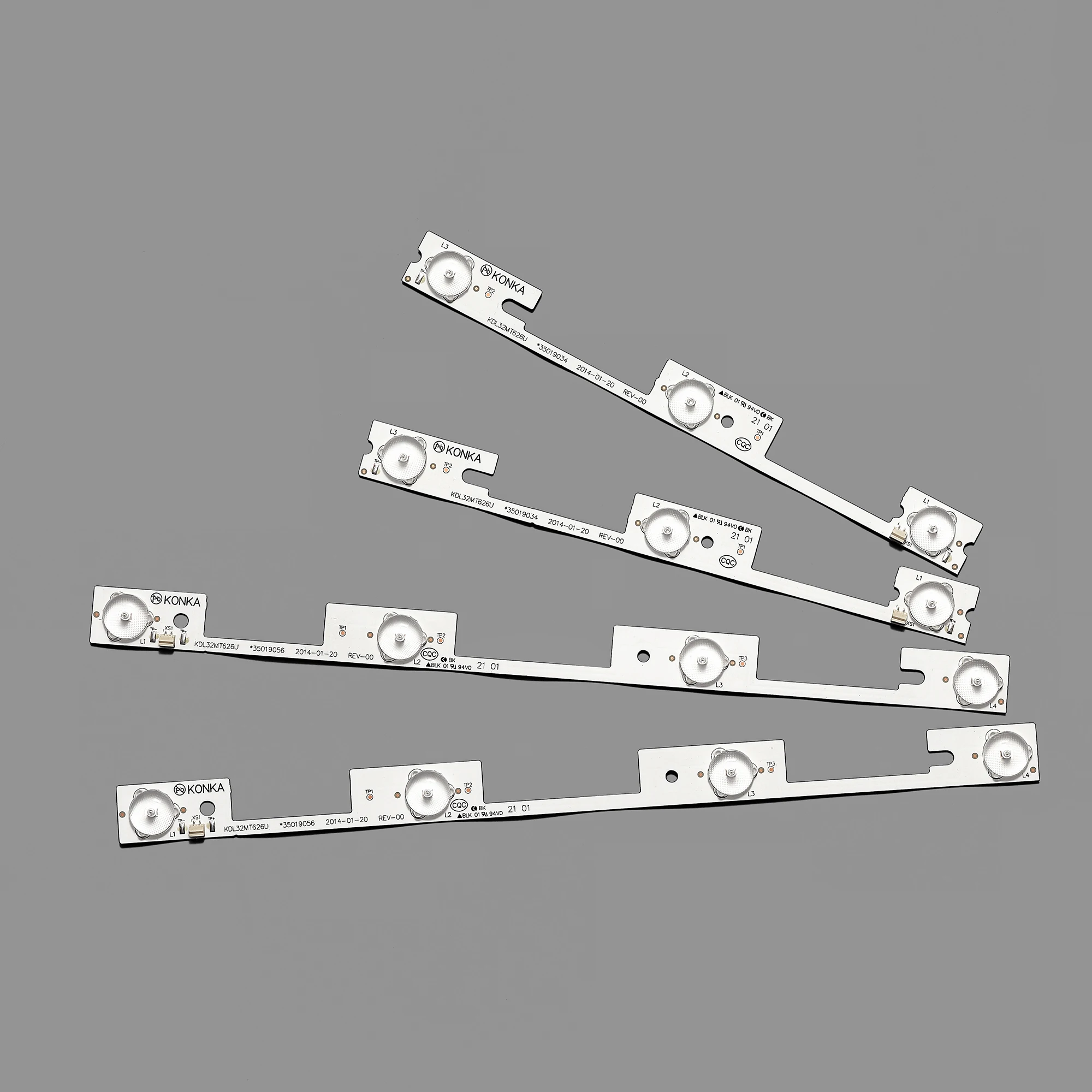 60pcs original for Konka KDL32MT626U  35019055 35019056 light bar 32 inch backlight lamp LED strip 6v