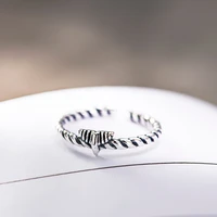 clearance s925 sterling silver ring trendy jewelry mermaid shape elegant thai silver jewelry engagement ring